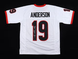 Adam Anderson Signed Georgia Bulldogs Jersey (Radtke) Univ GA Linebacker 2018-21