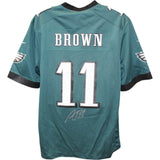 AJ Brown Autographed Philadelphia Eagles Super Bowl LIX XL Jersey Beckett 49788