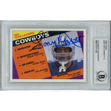 Tony Dorsett Autographed 1984 Topps 235 Slabbed Trading Card Beckett 45917