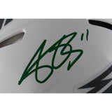 AJ Brown Autographed Philadelphia Eagles Authentic 24 STS Helmet Beckett 49050