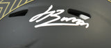 Jahdae Barron Autographed Broncos Salute 2025 Speed Mini Helmet - Beckett W Holo