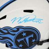 Will Levis Tennessee Titans Autographed Riddell Lunar Speed Replica Helmet