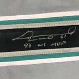 Autographed/Signed LIVAN HERNANDEZ 97 WS MVP Florida Grey Jersey PSA COA