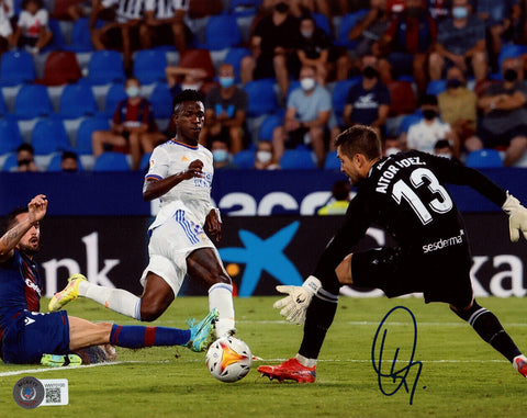 Junior Vinicius Autographed Real Madrid 8x10 Photo BAS 39964