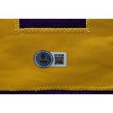 Justin Jefferson Autographed Pro Style XL Purple Jersey Beckett Witness 50141