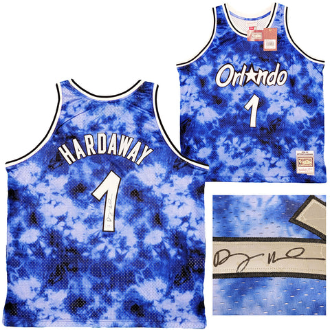 MAGIC ANFERNEE HARDAWAY AUTO BLUE AUTHENTIC M&N GALAXY 1994-95 JERSEY XL PSA/DNA