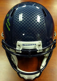 RUSSELL WILSON AUTO SEAHAWKS FULL SIZE SPEED HELMET SB CHAMPS GREEN RW 94267