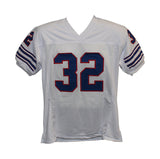 O.J. Simpson Autographed/Signed Pro Style White XL Jersey HOF JSA 26421