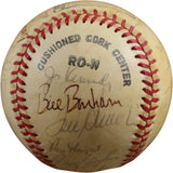 Cincinnati Reds 1981 Team Bench Morgan +24 Sigs Signed NL Baseball Beckett 56278