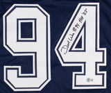 DeMarcus Ware Signed Dallas Cowboys Jersey Inscribed HOF 23 (Beckett) All Pro LB