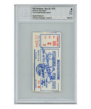 Tony Dorsett Autographed/Signed 11/26/1976 Ticket Heisman Beckett 39418