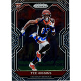 Tee Higgins Autographed Panini Prizm no. 308 Who Dey Trading Card Beckett 48925