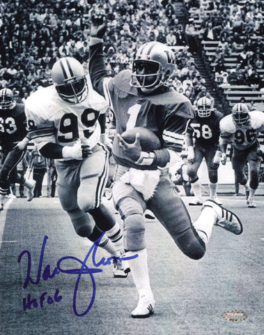 Warren Moon Autographed 8x10 Photo University of Washington MCS Holo #63539
