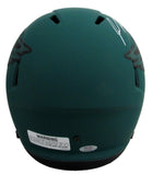 Jason Kelce Signed/Inscr Full Size Replica Rave Eagles Helmet PSA/DNA 208037