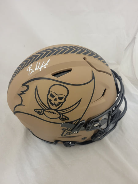 BAKER MAYFIELD SIGNED TAMPA BAY BUCCANEERS STS2 SPEEDFLEX HELMET BAS