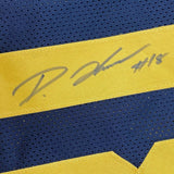 Framed Autographed/Signed Diontae Johnson 33x42 Color Rush Jersey Beckett COA