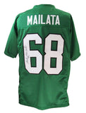 Jordan Mailata Signed Kelly Green Football Jersey Philadelphia Eagles JSA 183395