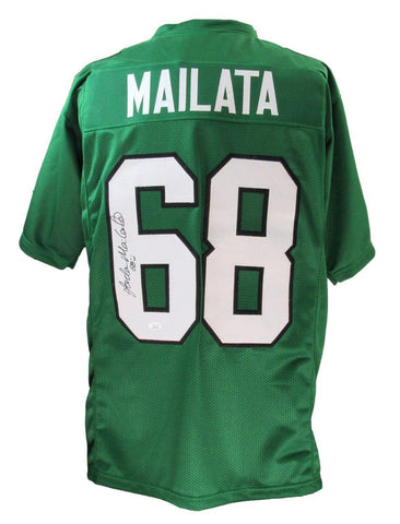 Jordan Mailata Signed Kelly Green Football Jersey Philadelphia Eagles JSA 183395