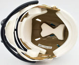 CHRISTIAN MCCAFFREY AUTOGRAPHED PANTHERS CAMO SPEED MINI HELMET BECKETT 192523