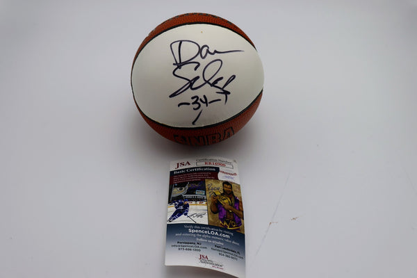 Danny Schayes Autographed Mini Basketball -- Denver Nuggets | JSA COA