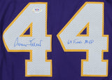 Jerry West Signed Lakers Adidas NBA Jersey Inscribed "69 Finals MVP" (PSA COA)