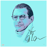 Jeff Goldblum Autographed 2004 The Life Aquatic Alistair Hennessey 12x12 Giclee