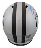 Cowboys Emmitt Smith Signed Rave Full Size Speed Proline Helmet BAS Witnessed