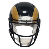 Kyren Williams Autographed Rams Throwback Authentic Speed Helmet Beckett