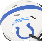 JONATHAN TAYLOR Autographed Colts Lunar Eclipse Speed Mini Helmet FANATICS