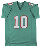 Tyreek Hill Authentic Signed Teal Throwback Pro Style Jersey BAS Witnessed