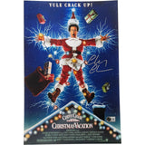 Chevy Chase Autographed/Signed Christmas Vacation 11x17 Photo Beckett WIT 57956