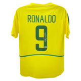 Ronaldo Nazario Signed Brazil FC 2002 Soccer Jersey #9 with Beckett COA