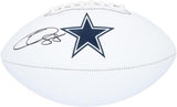CeeDee Lamb Dallas Cowboys Autographed Franklin White Panel Football