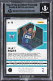 Hornets Terry Rozier Authentic Signed 2021 Panini Mosaic #76 Card BAS Slabbed