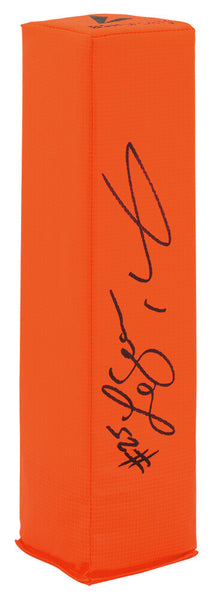LeSean McCoy (EAGLES) Signed BSN Orange Endzone Football Pylon - (SCHWARTZ COA)