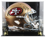 49ers Christian McCaffrey Signed Full Size Speed Proline Helmet W/ Case Fanatics