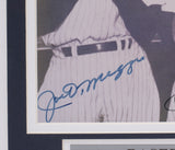 DiMaggio Mantle Williams Signed Framed Yankees 8x10 Baseball Photo BAS LOA