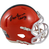 Ozzie Newsome Autographed/Signed Cleveland Browns 2024 Mini Helmet Beckett 50845