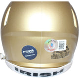 Rudy Ruettiger Autographed Notre Dame Spd Mini Helmet Never Quit BAS 42231