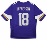 Vikings Justin Jefferson Authentic Signed Purple Nike Limited Jersey BAS Witness