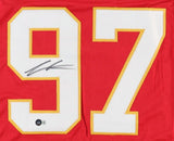 Felix Anudike-Uzomah Signed Kansas City Chiefs Jersey (Beckett) 2023 1st Rnd Pk.