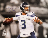 Russell Wilson Autographed Framed 16x20 Photo Seahawks Super Bowl RW Holo 30801