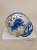 DAVID MONTGOMERY SIGNED DETROIT LIONS 2024 SPEED MINI HELMET BECKETT