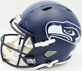BYRON MURPHY II AUTOGRAPHED SEAHAWKS BLUE FULL SIZE SPEED HELMET MCS HOLO 235598