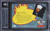 L.L. Cool J Signed 1991 Pro Set Yo! MTV Raps Complete Series #44 Card BAS Slab