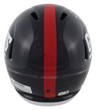 Giants Phil Simms Signed 81-99 TB Full Size Speed Rep Helmet W/ Case BAS Wit