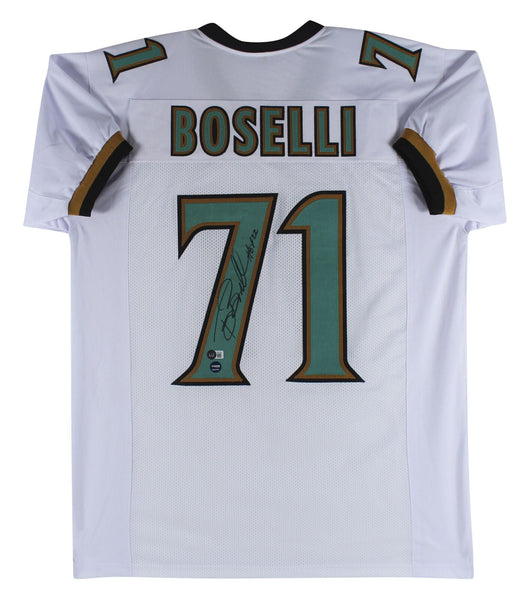 Tony Boselli "HOF 22" Authentic Signed White Pro Style Jersey BAS Witnessed