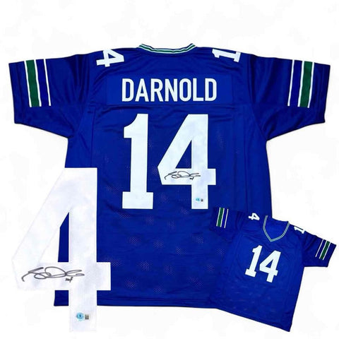Sam Darnold Autographed / Signed Jersey - Beckett Authenticated - Blue