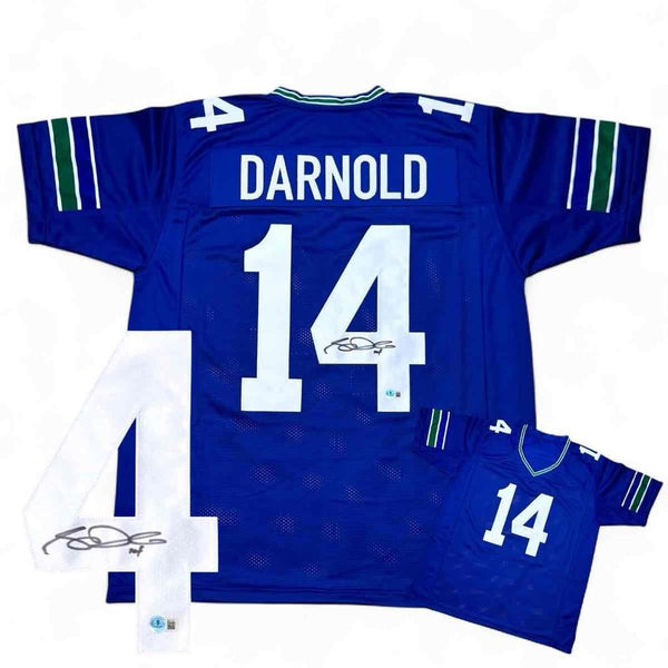 Sam Darnold Autographed / Signed Jersey - Beckett Authenticated - Blue