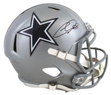 Cowboys CeeDee Lamb Authentic Signed Full Size Speed Rep Helmet FAN COA